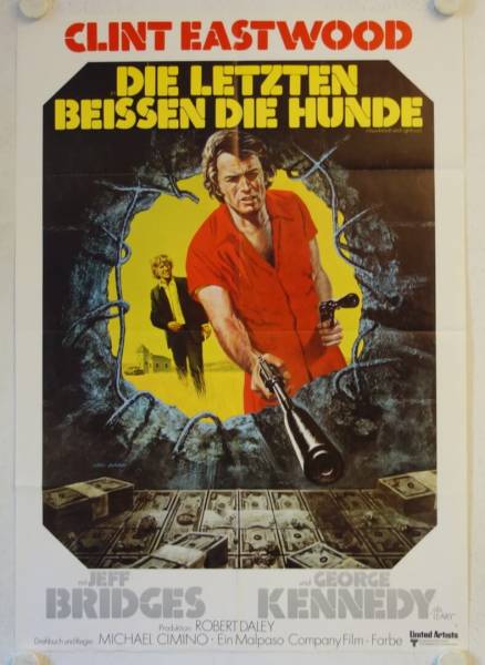 Die letzten beissen die Hunde originales deutsches Filmplakat